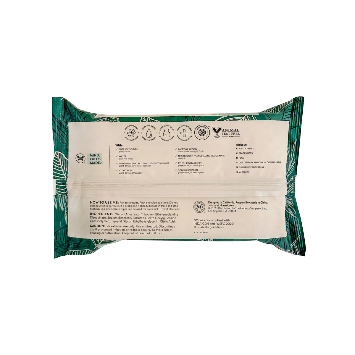 Everyday Home Flushable Wipes, 99% Water for daily home and personal routines with general everyday essentials