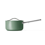 Home Essentials Ceramic Sauce Pan with Lid, 1.75 qt for daily home and personal routines with cookware food storage and kitchen tools