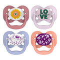 Advantage Glow-in-the-Dark Baby Pacifier, Stage 1, Fully Symmetrical Soother with Soft Silicone Bulb