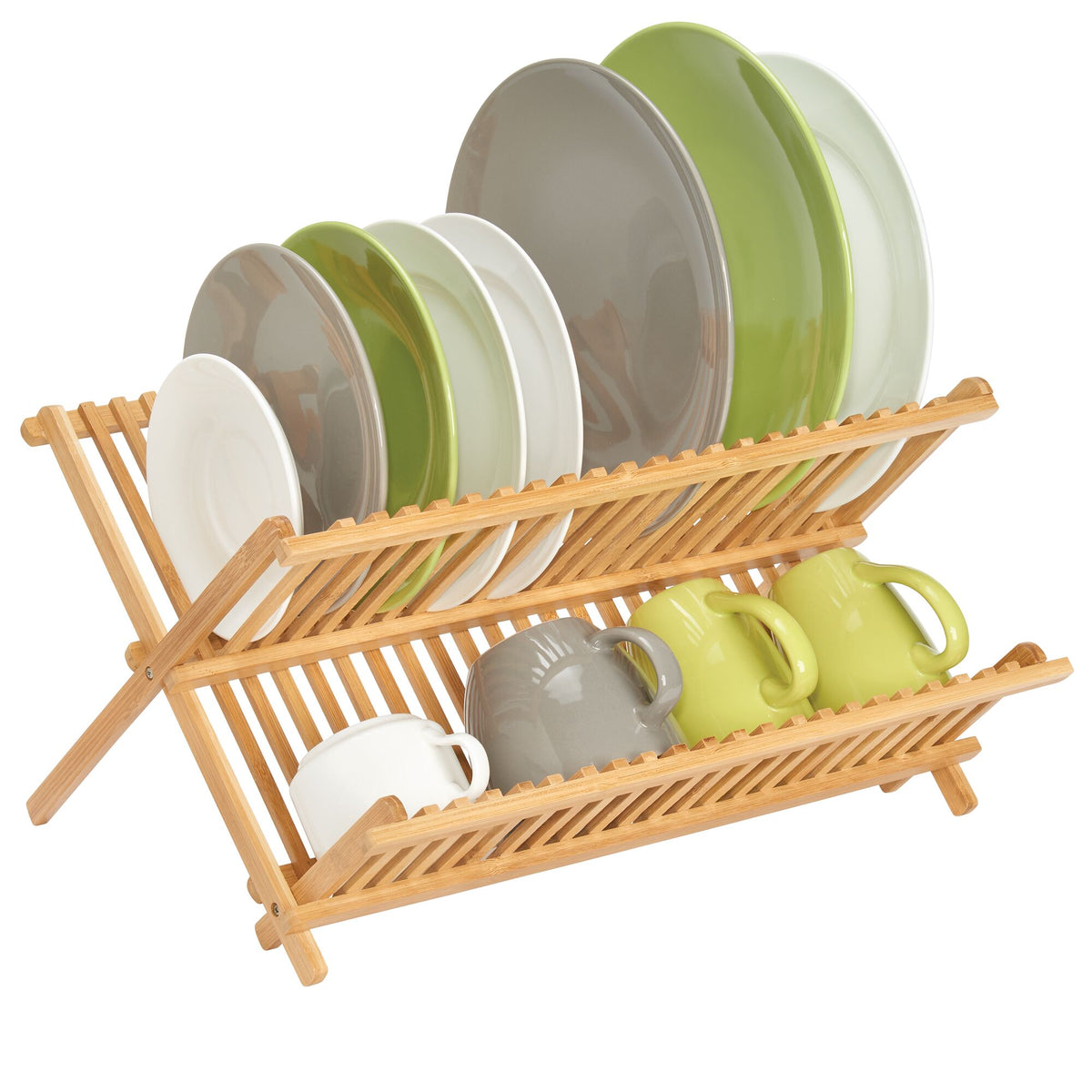 Daily Care Bamboo Folding Collapsible Dish Drying Rack for daily home and personal routines with general everyday essentials