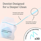 Home Essentials Dental Floss + Threaders for daily home and personal routines with oral care