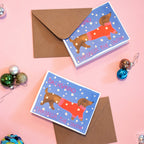Daily Care Holiday Cards - Dog for daily home and personal routines with pet care treats and accessories