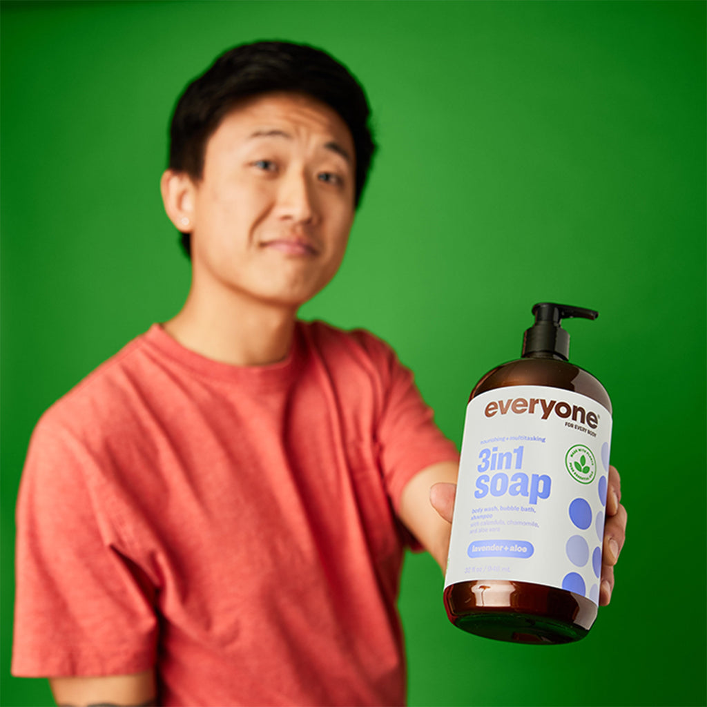 Daily Care 3in1 Soap, Shampoo, and Bubble Bath for daily home and personal routines with hair care