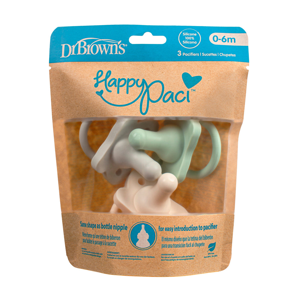 Daily Care HappyPaci, fully Silicone Pacifier, 0-6 Months for daily home and personal routines with general everyday essentials