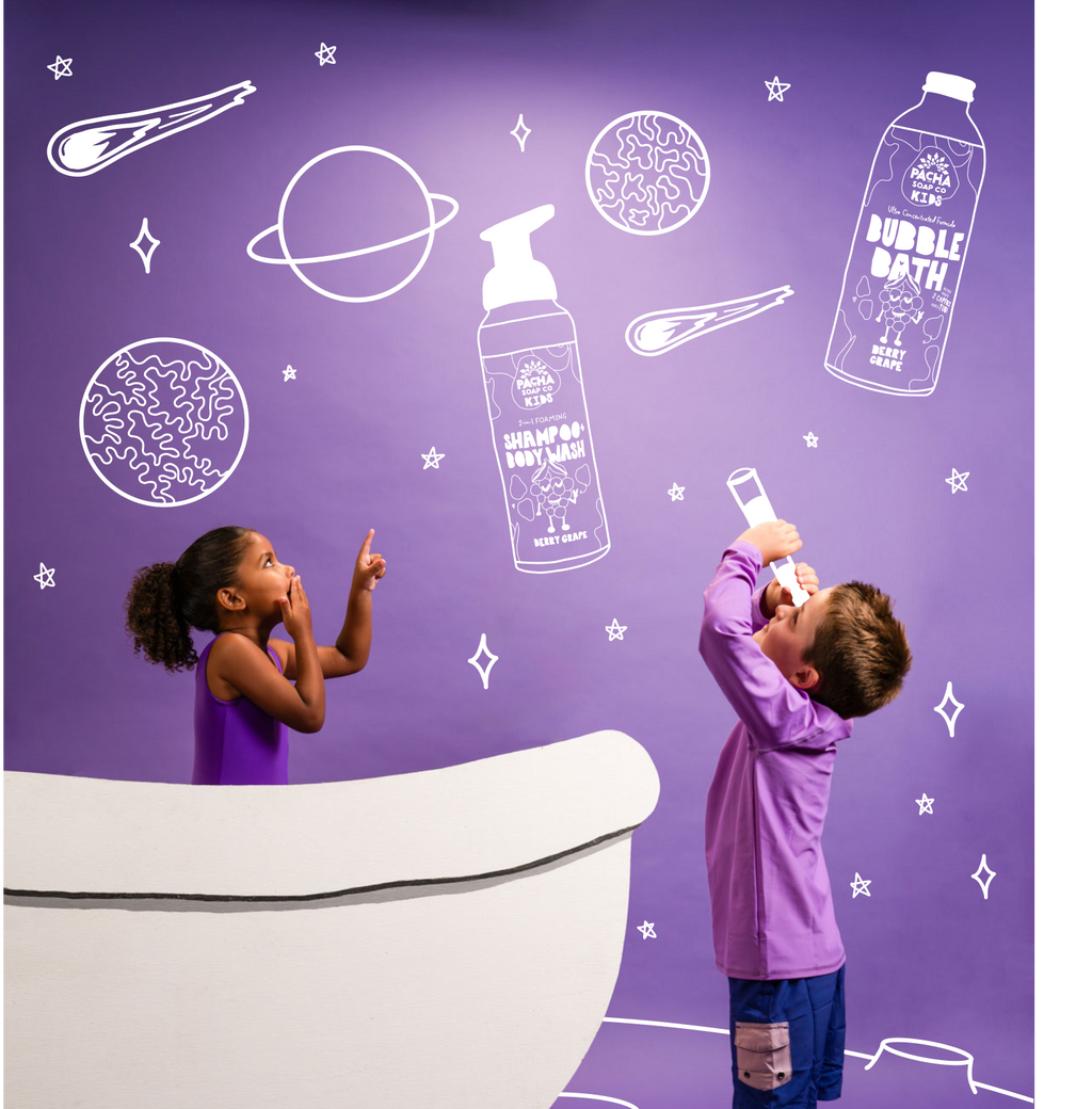 Routine Ready Foaming 2-in-1 Shampoo and Body Wash for daily home and personal routines with hair care