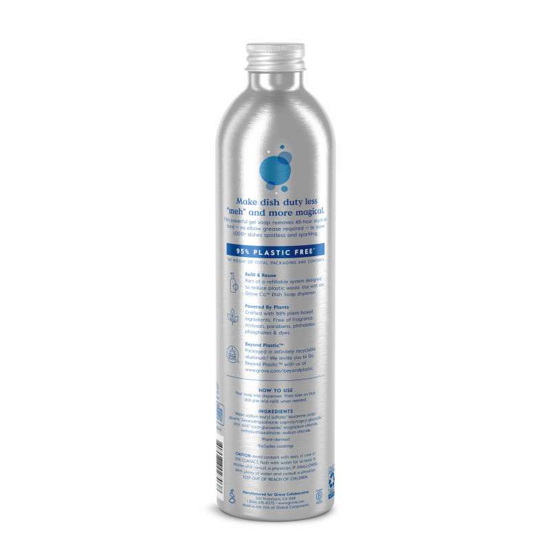 Everyday Home Dish Soap Refill, Gel Tough on Grease and Grime for daily home and personal routines with cleaning laundry and paper products