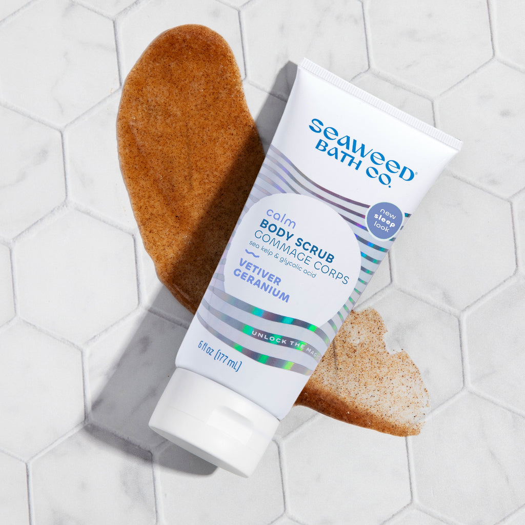 Routine Ready Calm Body Scrub for daily home and personal routines with cleaning laundry and paper products