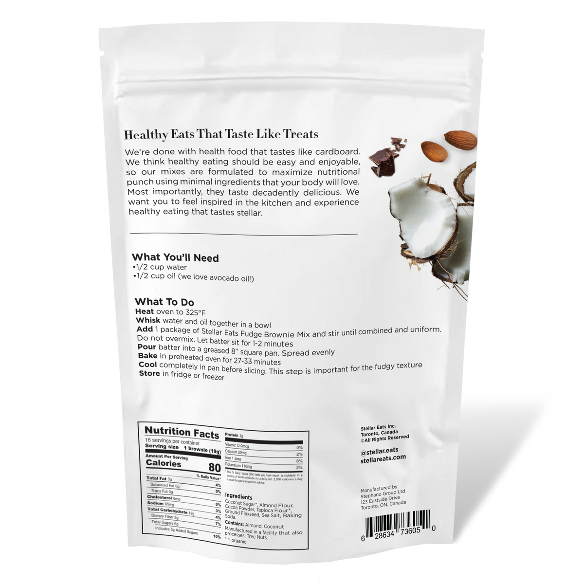 Daily Care Grain-included Fudge Brownie Mix for daily home and personal routines with general everyday essentials