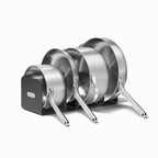 Practical Living 12-Piece Stainless Steel Cookware Set With Complimentary Storaget for daily home and personal routines with cookware food storage and kitchen tools