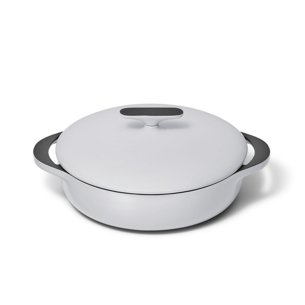Cast Iron Braiser with Lid, 3.5 qt