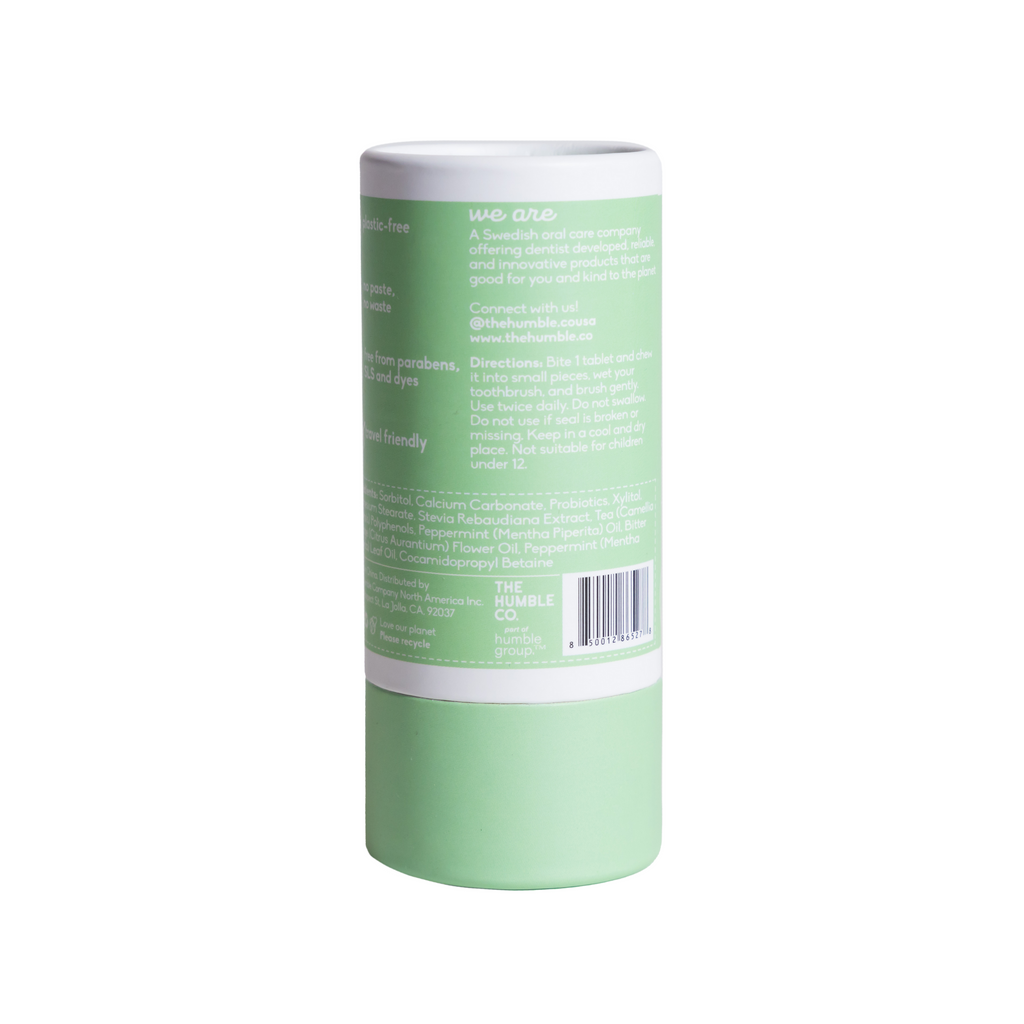 Home Essentials Flouride included Dental Tabs for daily home and personal routines with oral care