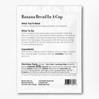 Routine Ready Banana Bread In A Cup for daily home and personal routines with general everyday essentials