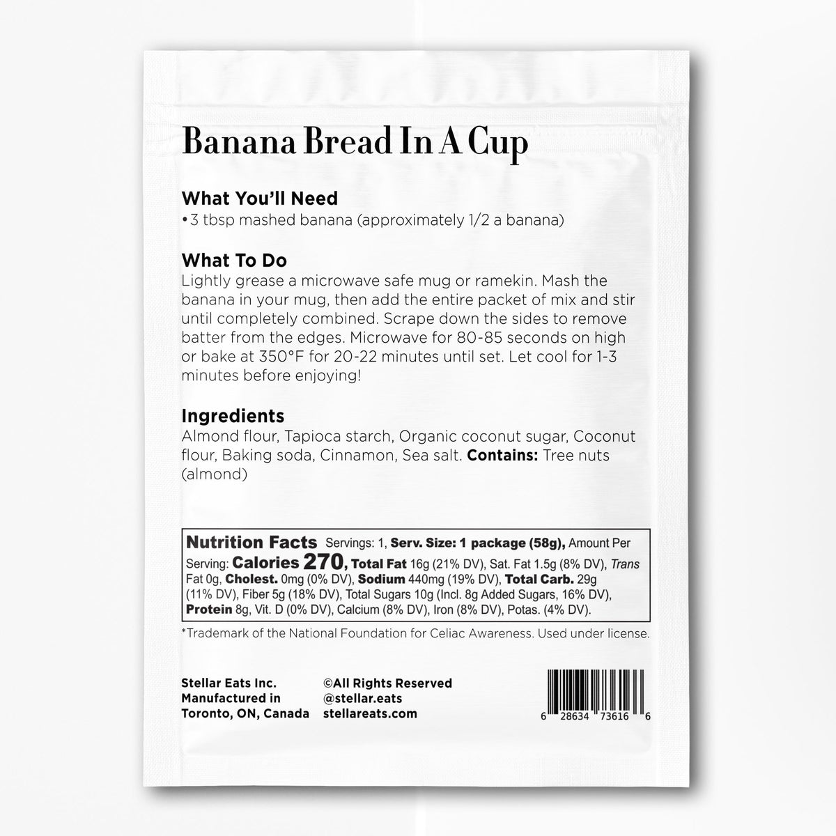 Routine Ready Banana Bread In A Cup for daily home and personal routines with general everyday essentials