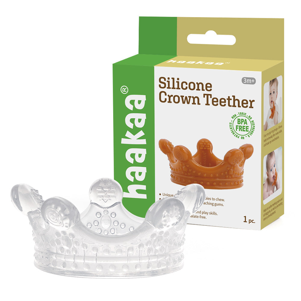 100% Food Grade Silicone Sensory Development Crown Teether