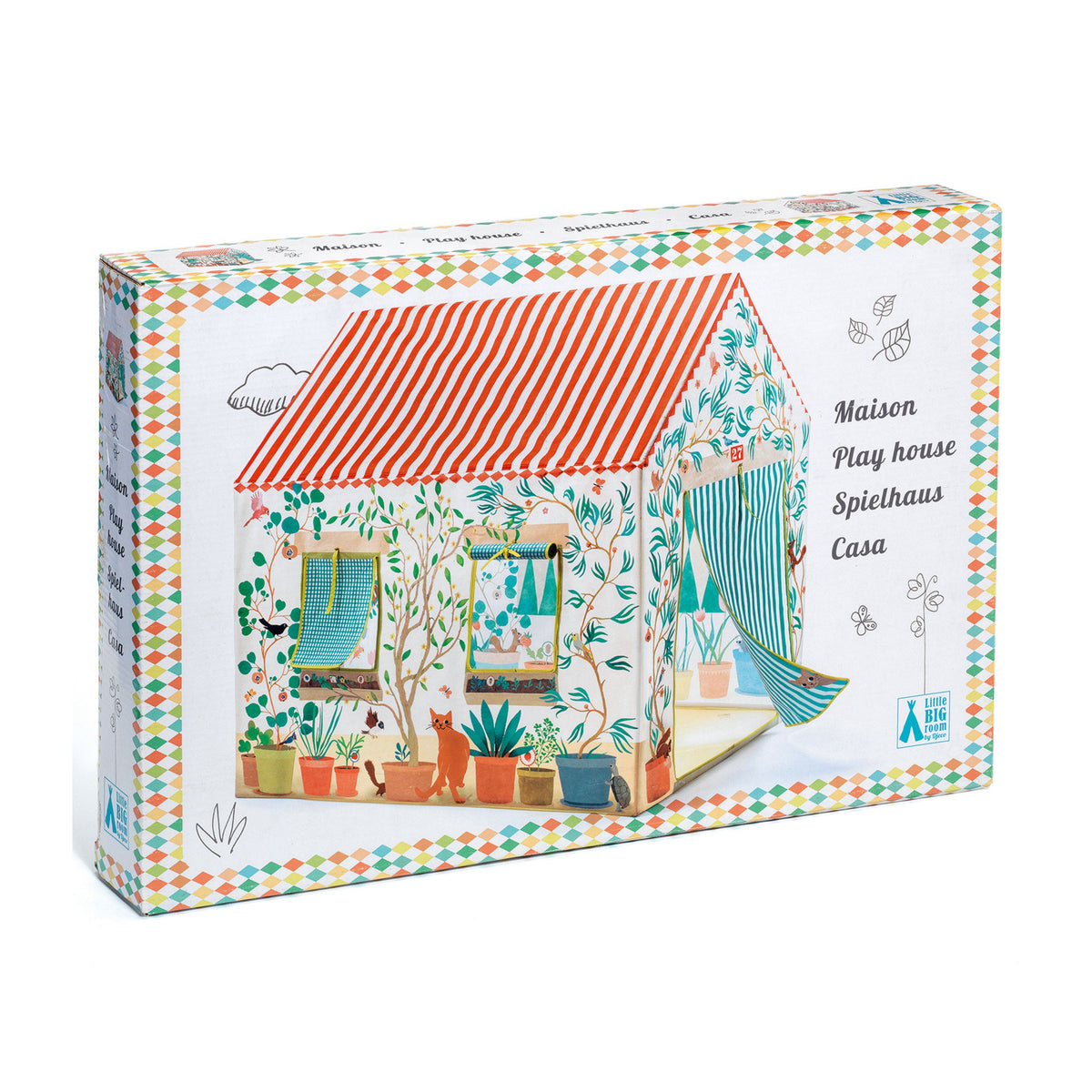 Daily Care Garden Tent Play House for daily home and personal routines with baby care and kids products