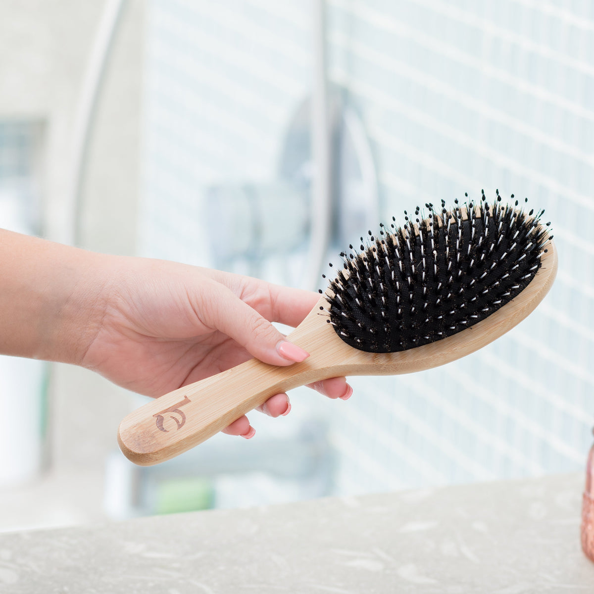 Daily Care Boar Bristle Hair Brush for daily home and personal routines with hair care