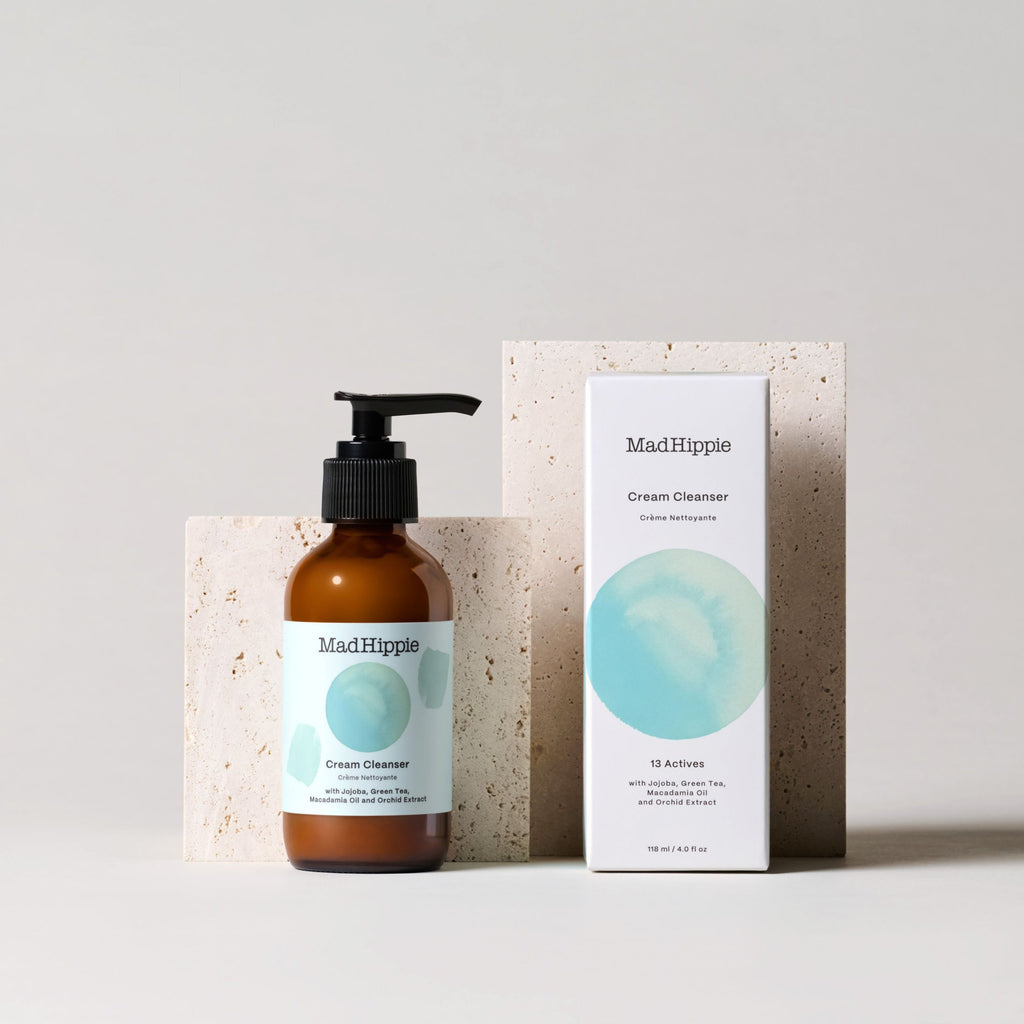 Practical Living Cream Cleanser + Wash Cloth Set for daily home and personal routines with facial skin and sun care