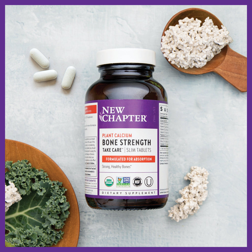 Home Essentials Bone Strength Take Care, Organic Plant Calcium for Strong Healthy Bones for daily home and personal routines with garden plant and outdoor supplies