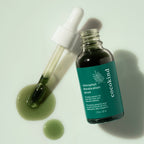 Routine Ready Chlorophyll Discoloration Serum for daily home and personal routines with facial skin and sun care