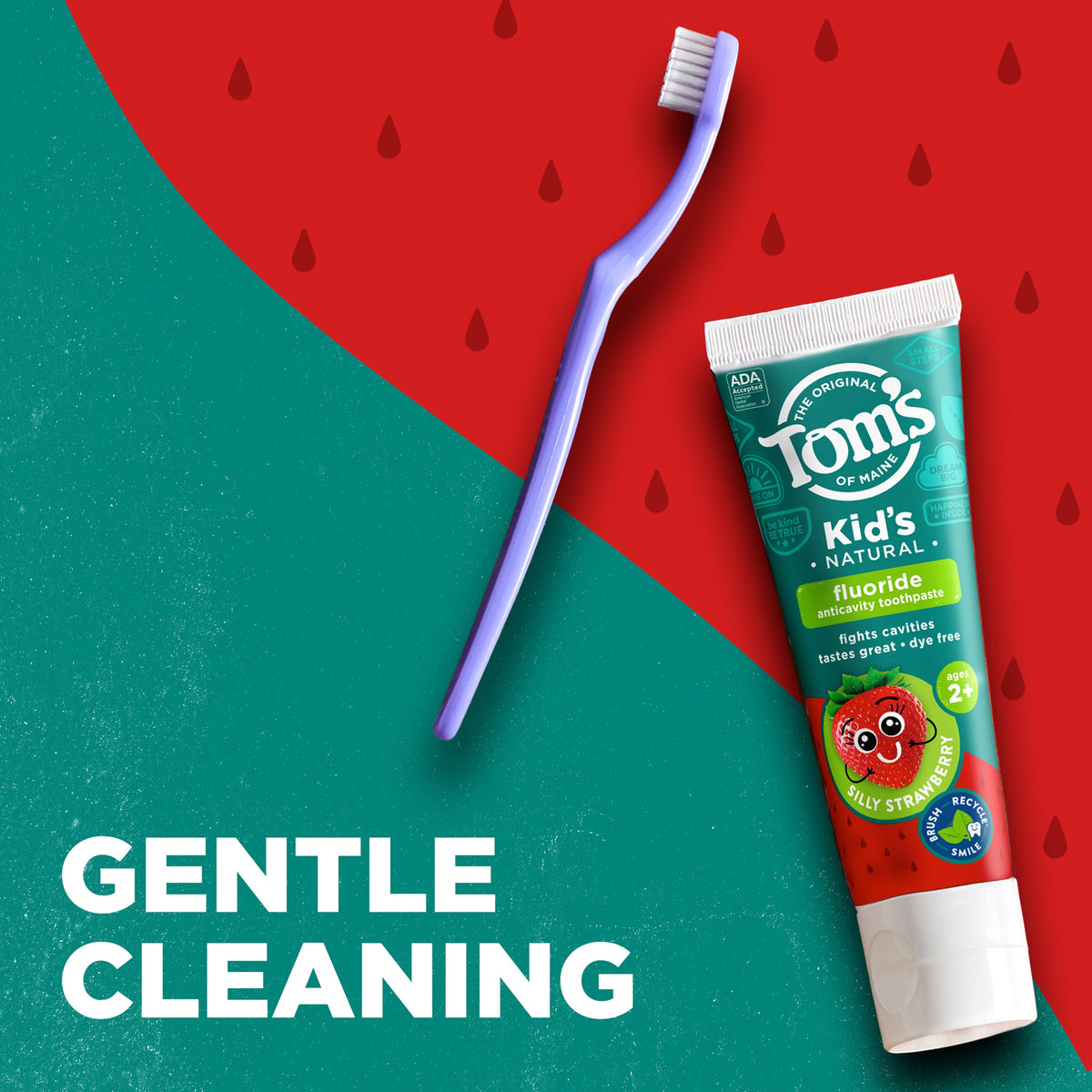 Home Essentials Children s Silly Strawberry Fluoride Toothpaste for daily home and personal routines with oral care