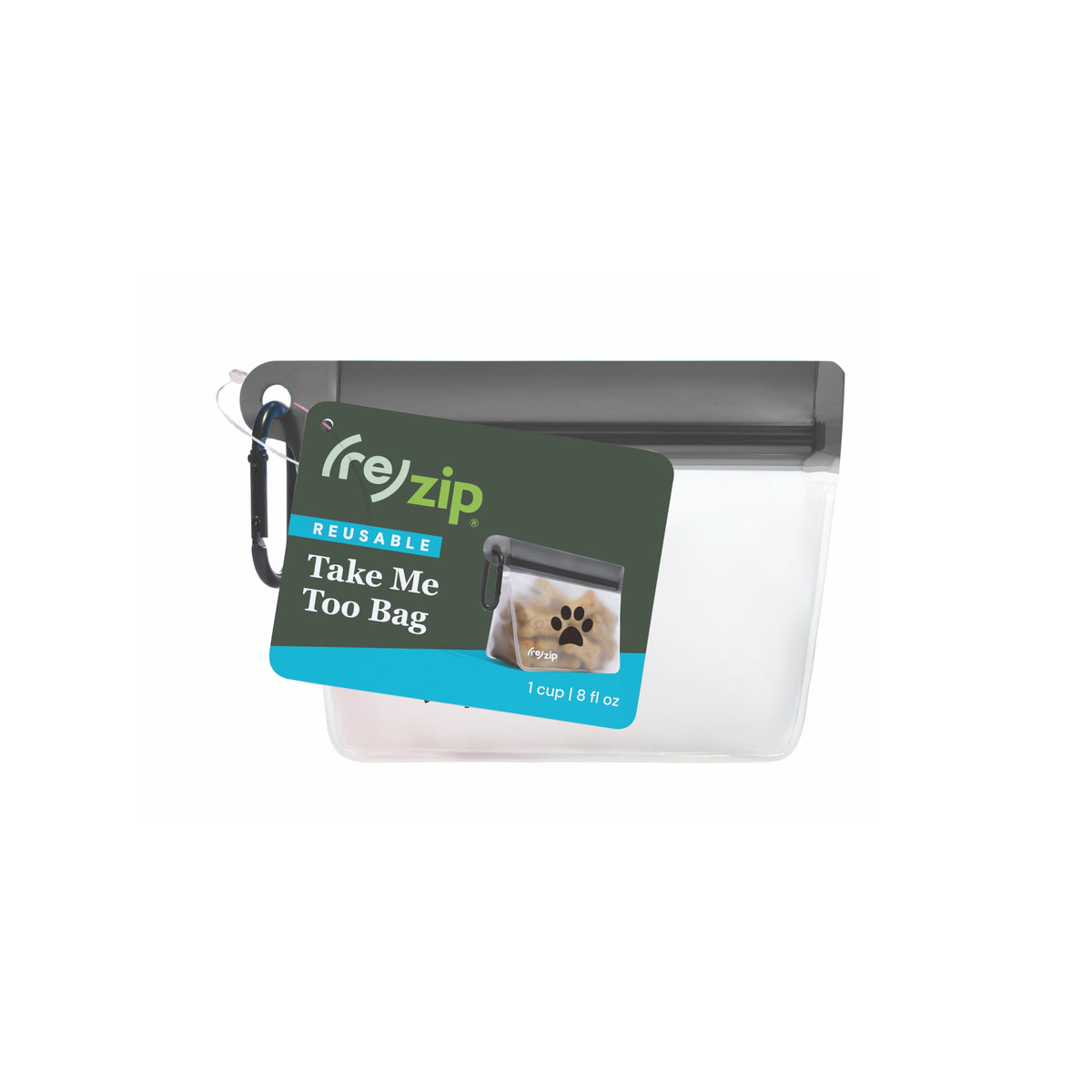 Daily Care Airtight Pet Treat Bag + Carabiner for daily home and personal routines with pet care treats and accessories