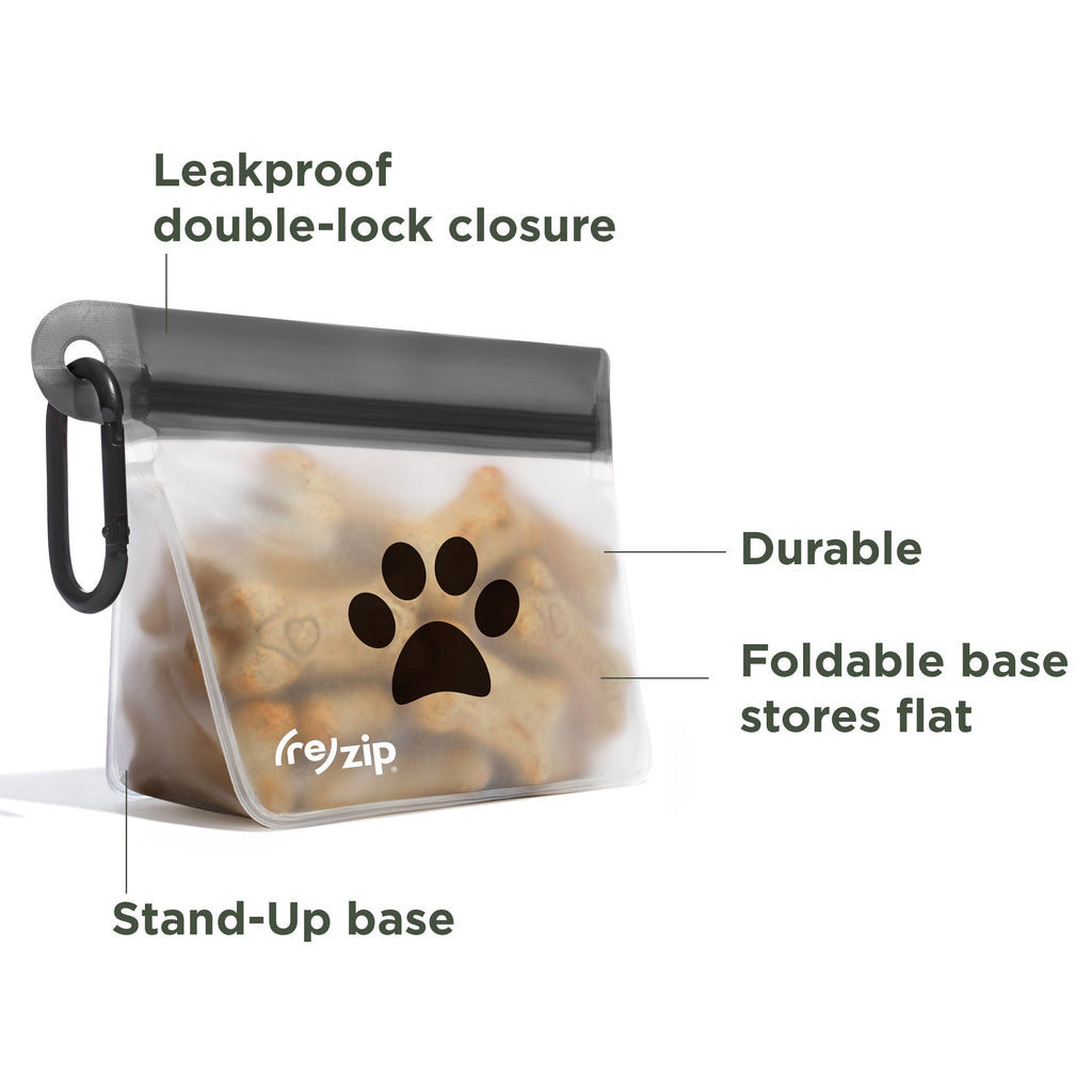 Daily Care Airtight Pet Treat Bag + Carabiner for daily home and personal routines with pet care treats and accessories