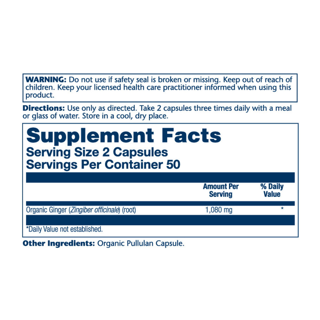 Practical Living Ginger Organic, 1080 mg for daily home and personal routines with general everyday essentials