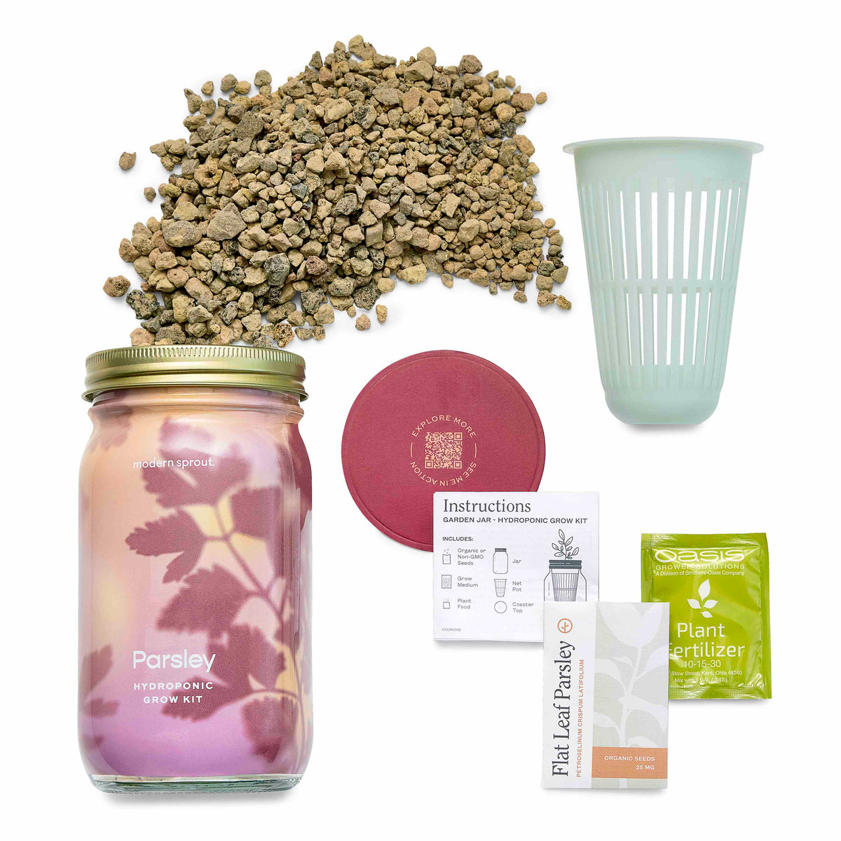 Routine Ready Garden Jar for daily home and personal routines with garden plant and outdoor supplies