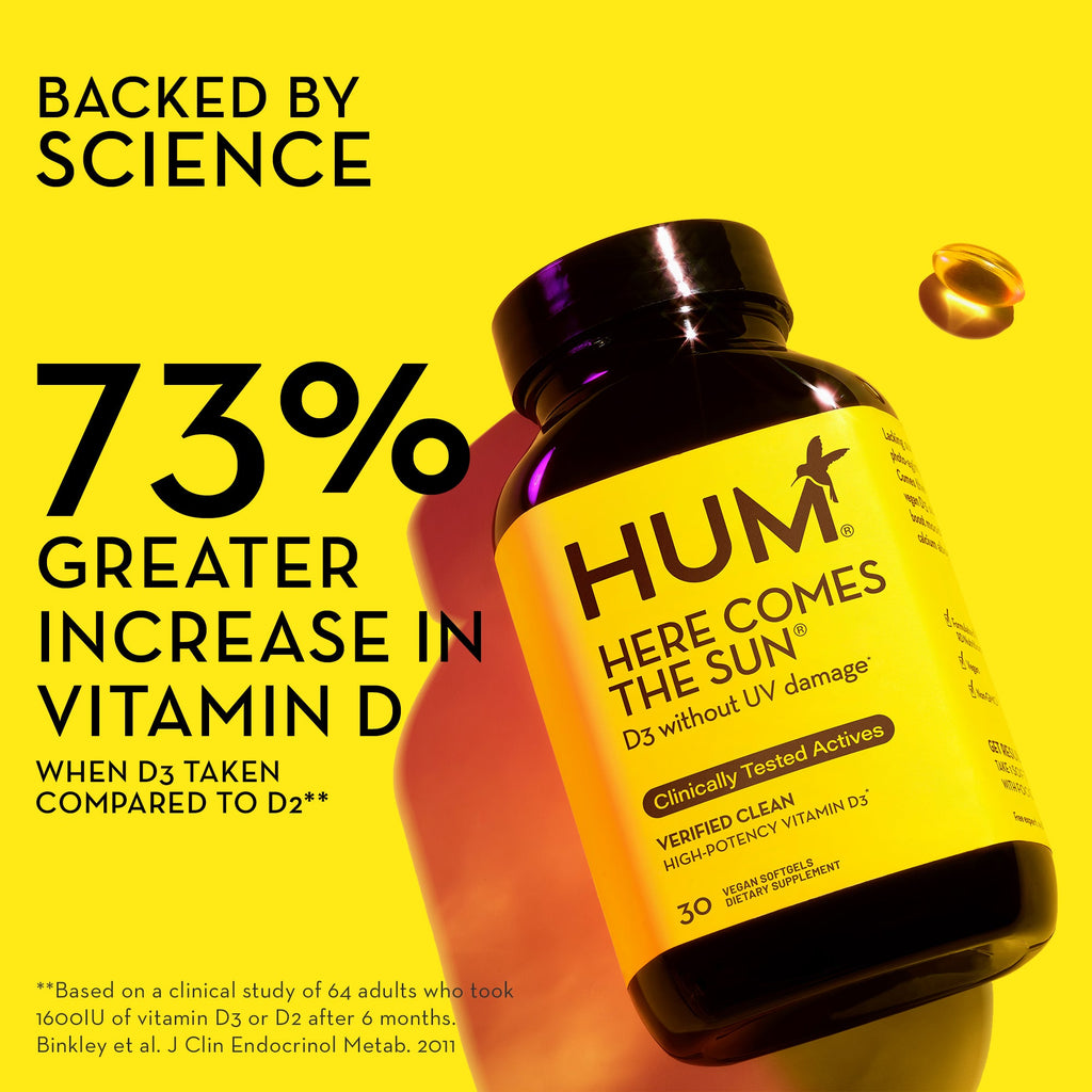 Routine Ready Here Comes The Sun Vitamin D3 Supplement for daily home and personal routines with general everyday essentials