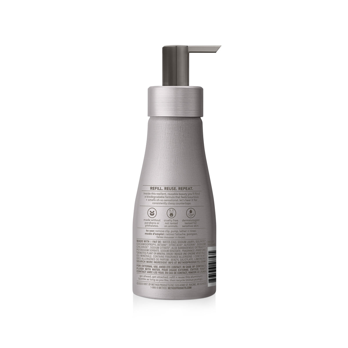 Home Essentials Aluminum Foaming Hand Soap for daily home and personal routines with bath body and hygiene