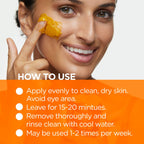Home Essentials Brightening Pumpkin Honey Glycolic Mask for daily home and personal routines with facial skin and sun care