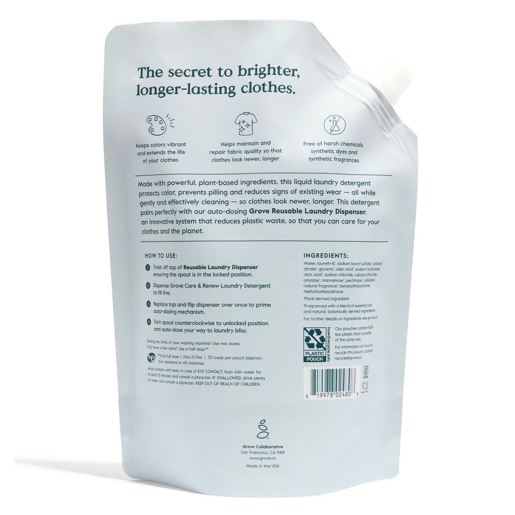 Everyday Home Care and Renew Liquid Laundry Detergent for daily home and personal routines with cleaning laundry and paper products
