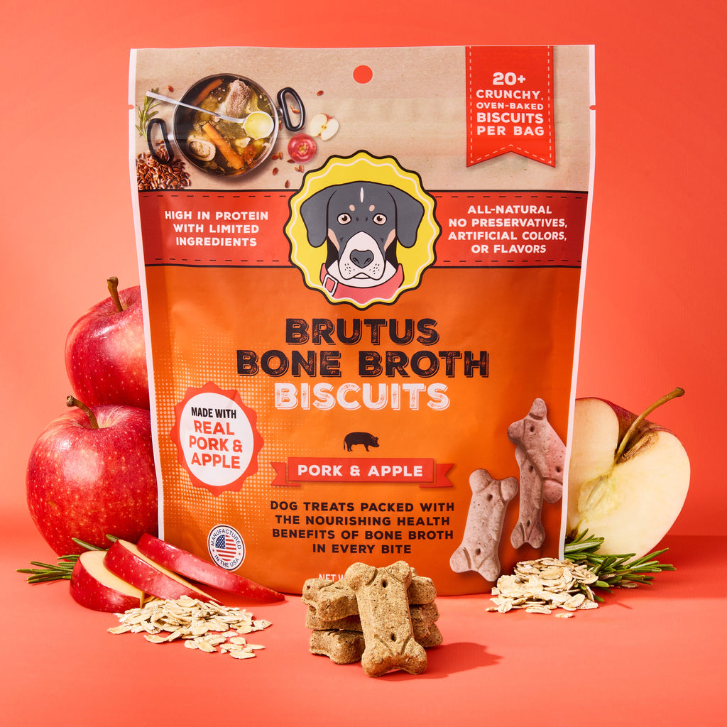 Practical Living Brutus Bone Broth Biscuits for daily home and personal routines with pet care treats and accessories