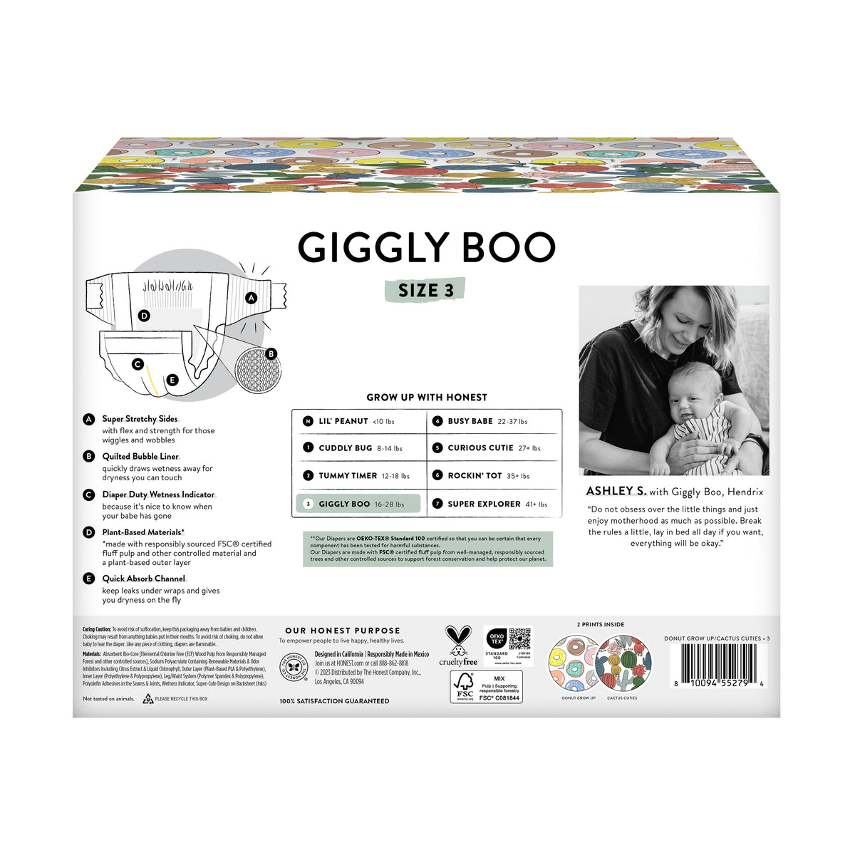 Practical Living Clean Conscious Disposable Diapers Box for daily home and personal routines with baby care and kids products