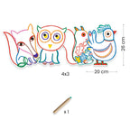 Everyday Home Forest Friends to Discover Coloring made with FSC Certified Paper for daily home and personal routines with baby care and kids products