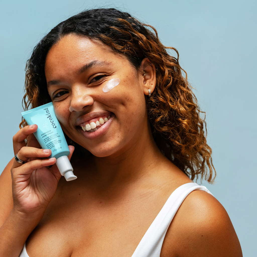 Daily Care Electrolyte Water Cream for daily home and personal routines with facial skin and sun care
