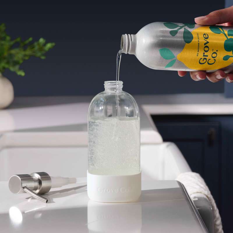 Everyday Home Dish Soap Refill, Gel Tough on Grease and Grime for daily home and personal routines with cleaning laundry and paper products