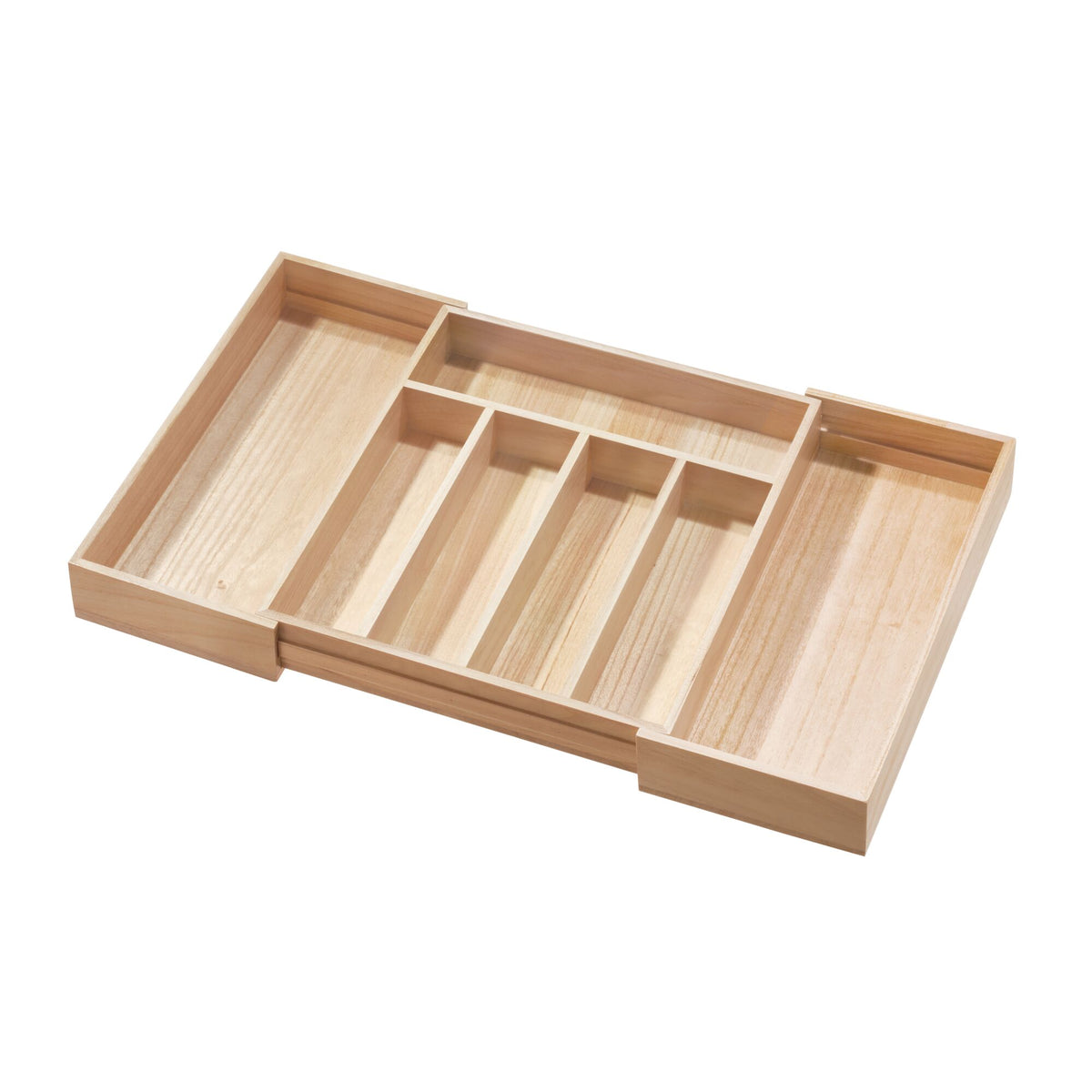 Home Essentials Expandable Wood Cutlery Tray for daily home and personal routines with cookware food storage and kitchen tools