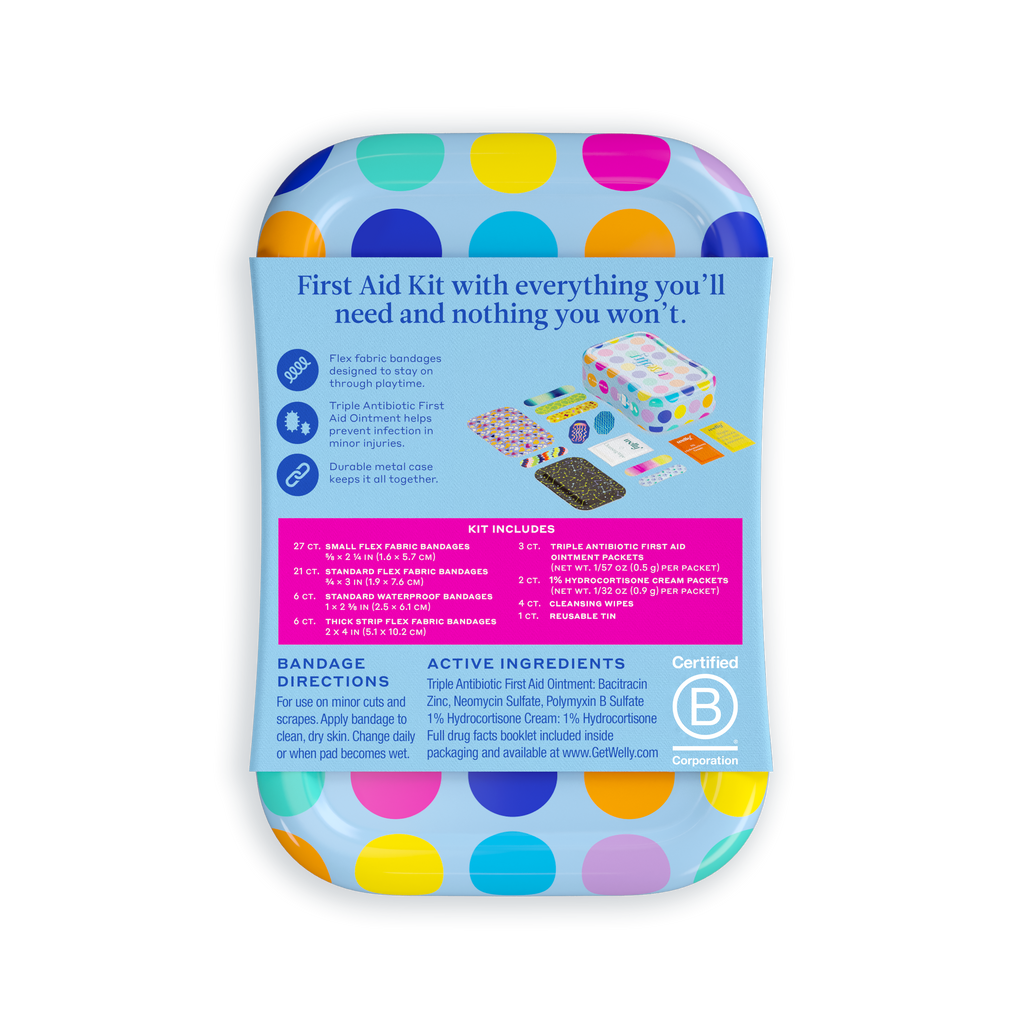 Routine Ready Kids First Aid Kit for daily home and personal routines with baby care and kids products