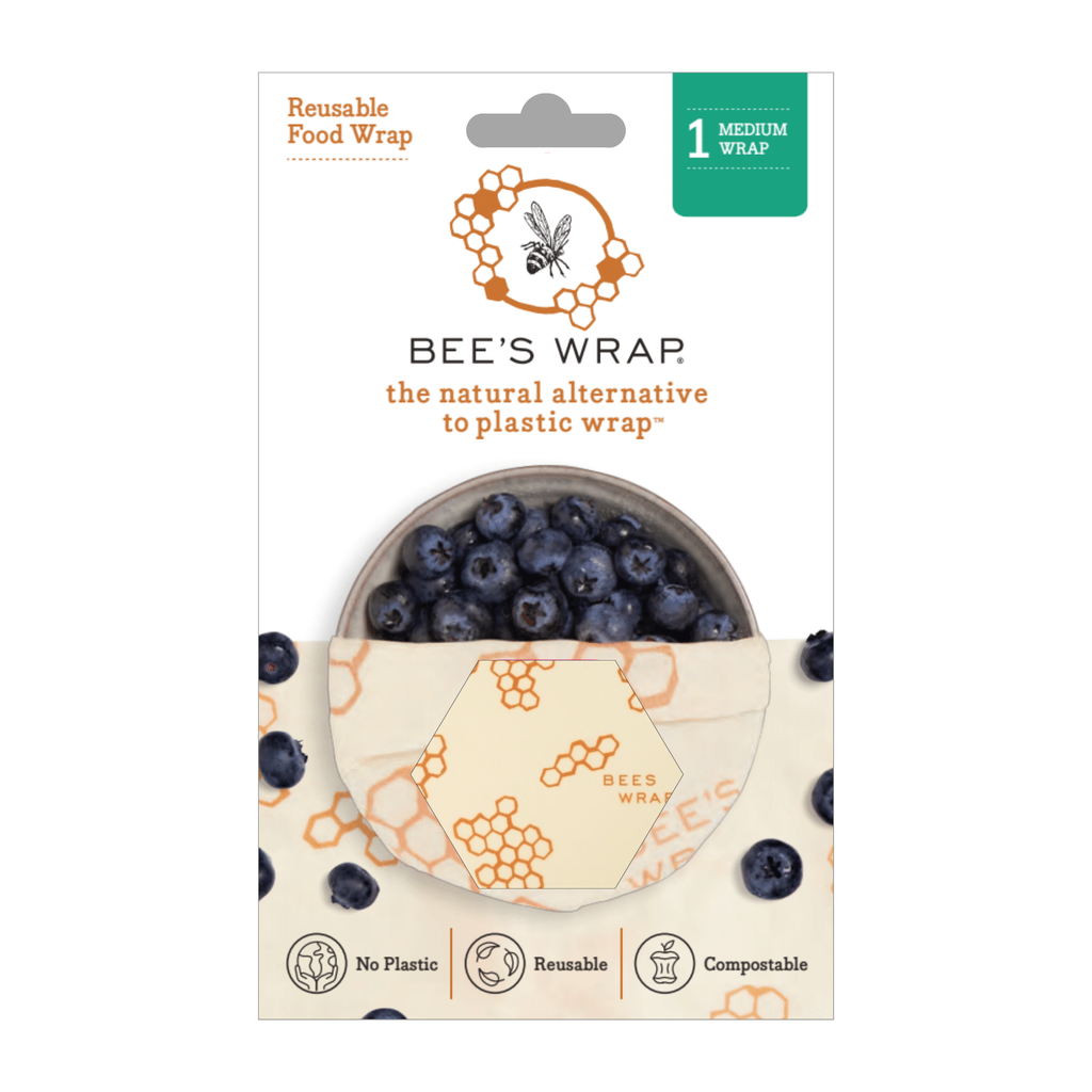 Practical Living Beeswax Wrap for Food - Medium for daily home and personal routines with pantry foods and beverages