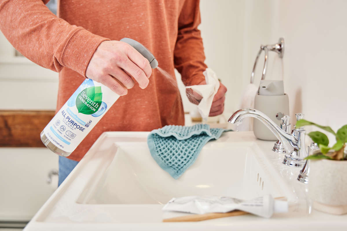 Home Essentials All Purpose Cleaner for daily home and personal routines with cleaning laundry and paper products