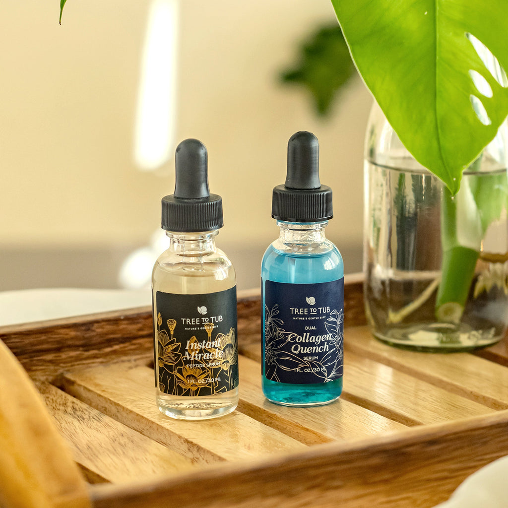 Routine Ready Anti-Aging Peptide and Niacinamide Serum For Face for daily home and personal routines with facial skin and sun care