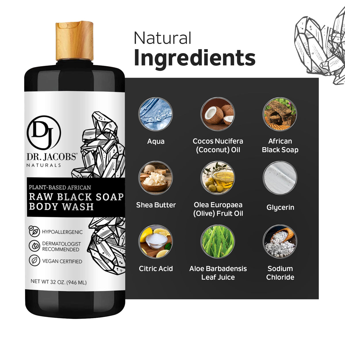 Daily Care African Black Soap Body Wash for daily home and personal routines with bath body and hygiene