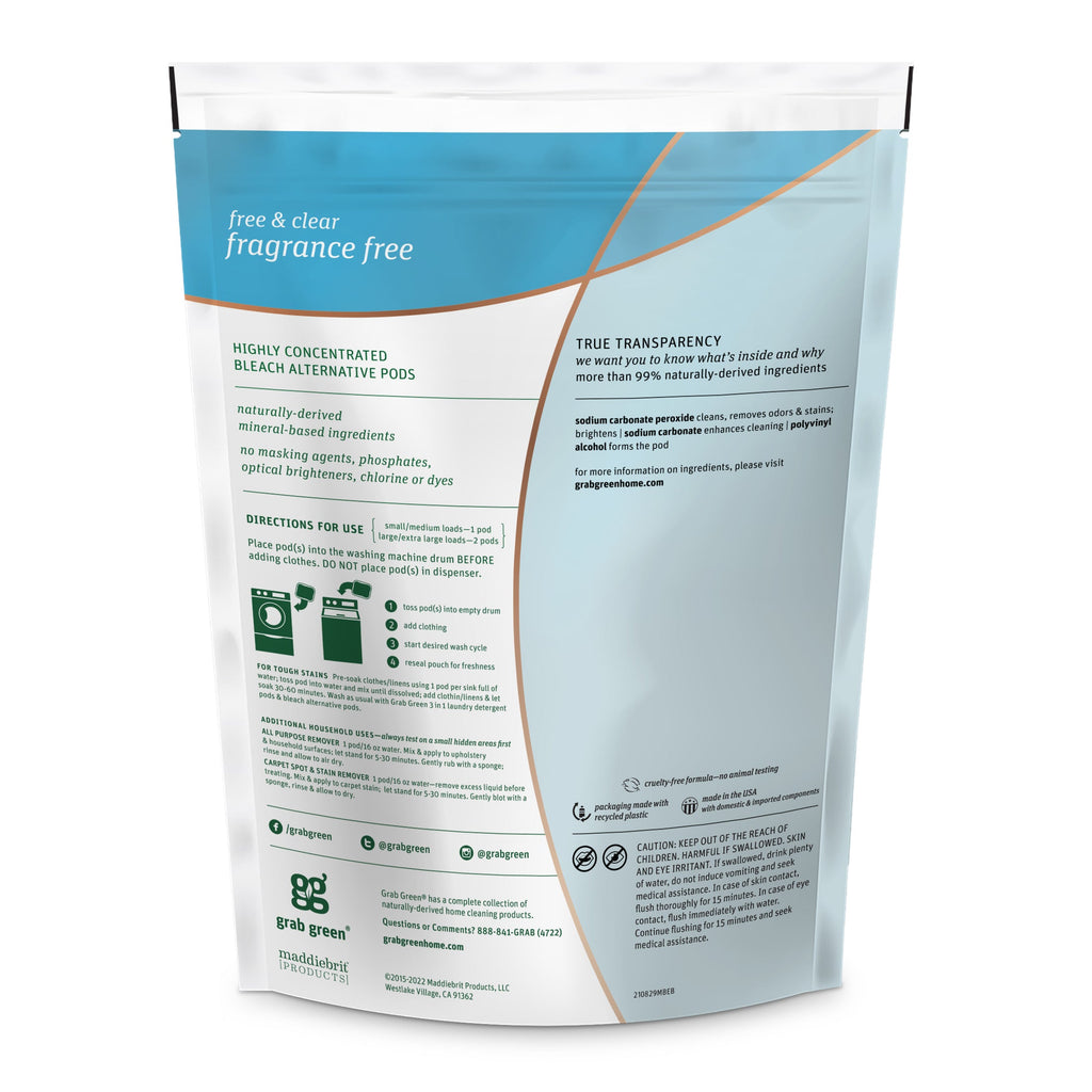 Daily Care Bleach Alternative Pods for daily home and personal routines with general everyday essentials
