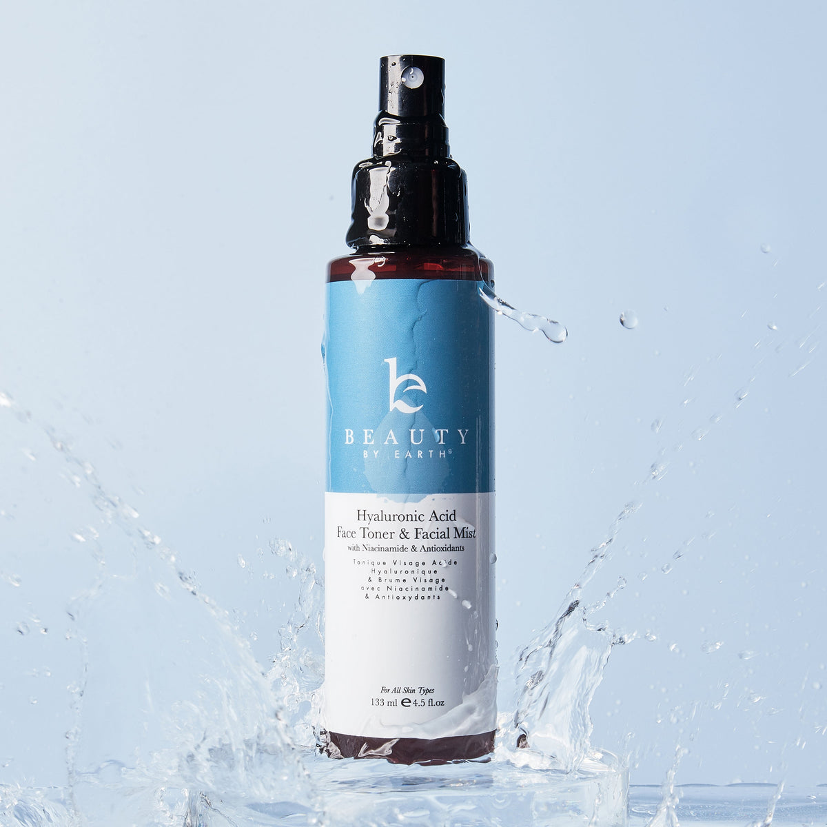 Routine Ready Hyaluronic Acid Toner for daily home and personal routines with facial skin and sun care