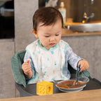 Everyday Home 3-Piece Glass Suction Baby and Toddler Feeding Set for daily home and personal routines with baby care and kids products