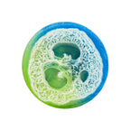Daily Care Green Juice Froth Exfoliating Loofah Bar Soap for daily home and personal routines with bath body and hygiene