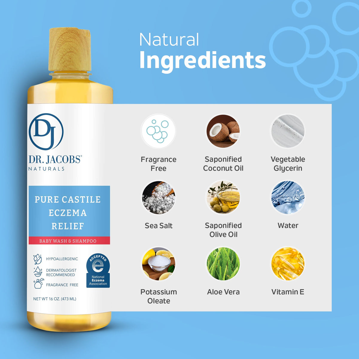 Routine Ready Eczema Relief Baby Wash for daily home and personal routines with bath body and hygiene