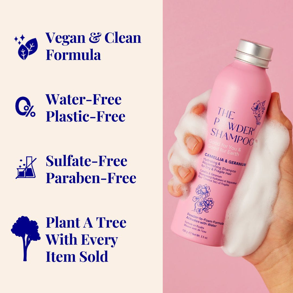 Daily Care Hydrating and Replenishing Powder Shampoo for daily home and personal routines with hair care