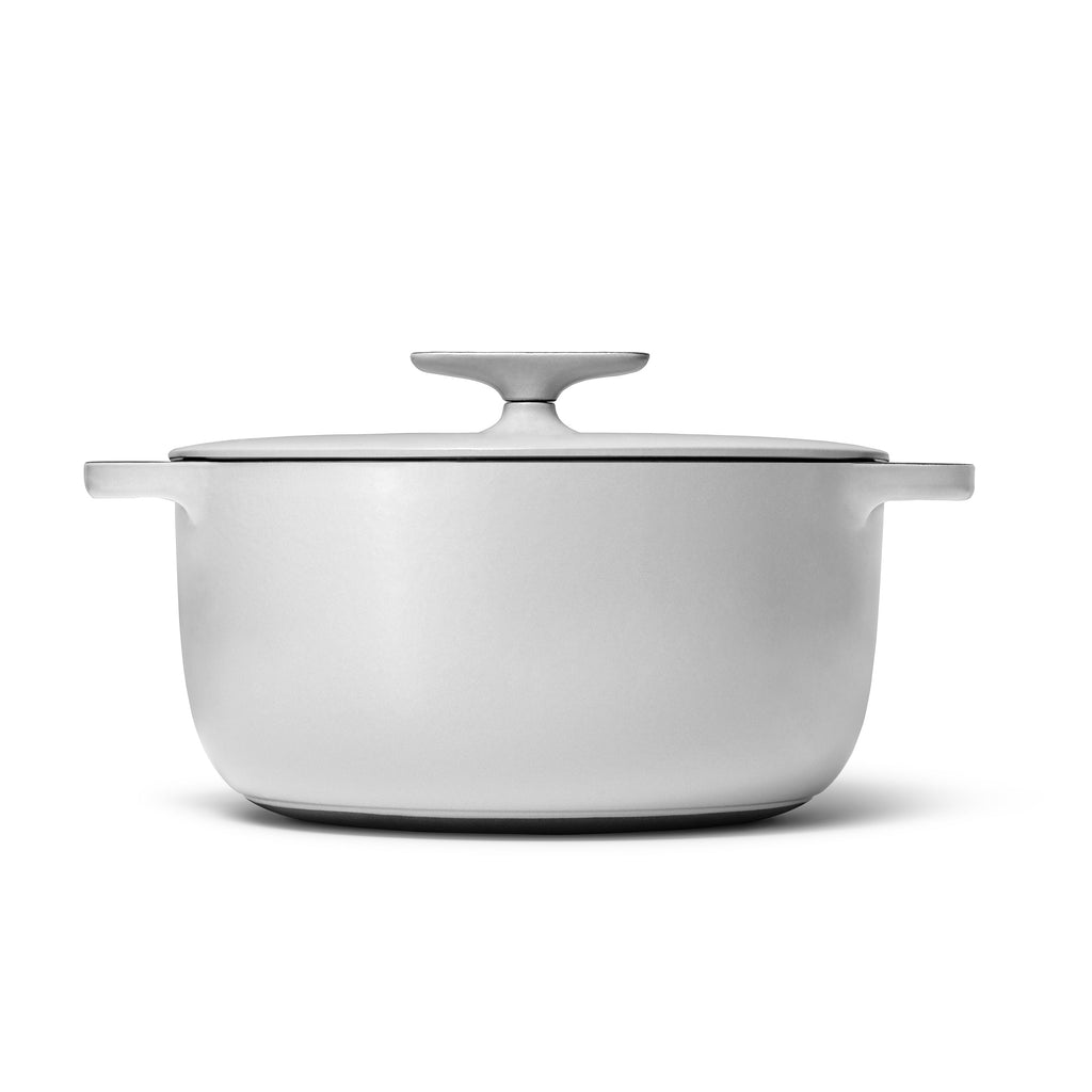 Daily Care Enameled Cast Iron Dutch Oven with Flat Lid, 6.5 qt for daily home and personal routines with cookware food storage and kitchen tools